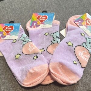 Care Bears Socks x3 NWT